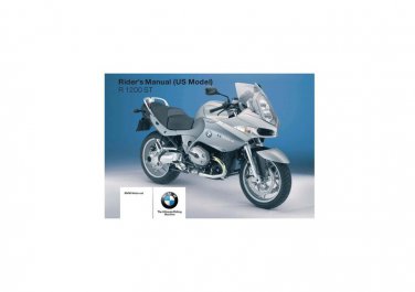 BMW R 1200 ST Usa Model 2006 Riders Manual - Owners Manual - English