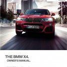 BMW X4 F26 2015 Owners Manual - English