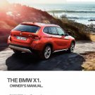 BMW X1 E84 2010-2015 Owners Manual - English