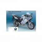 BMW F 800 ST Usa Model 2009 Riders Manual - Owners Manual - English