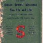 Singer 127 & 128 Sewing Machine Instruction Manual - User Manual - Complete User Guide - English