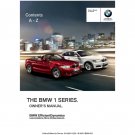 BMW 1 Series E82 - E88 Coupe - Convertible 2005-2011 Owners Manual - English