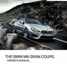 BMW 6 Series M6 Gran Coupe F06 2012-2018 Owners Manual - English