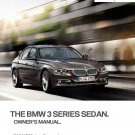 BMW 3 Series F30 Sedan 2012-2019 Owners Manual - English