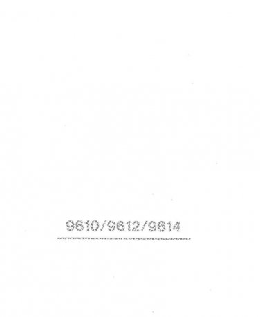 Singer 9610 - 9612 - 9614 Sewing Machine Instruction Manual - User Manual - Complete User Guide - En