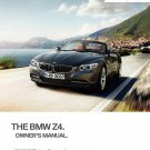 BMW Z4 E89 2009-2016 Owners Manual - English