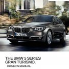 BMW 5 Series Gran Turismo F07 2015 Owners Manual - English
