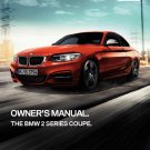BMW 2 Series Coupe F22 2014- Owners Manual - English