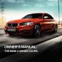 BMW 2 Series Coupe F22 2014- Owners Manual - English