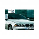 BMW 5 Series E39 520i-523i-525i-530i-535i-540i-520d-525d-530d 1995-2004 Owners Manual - English