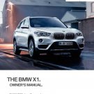 BMW X1 F48 2015-2022 Owners Manual - English