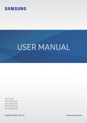 Samsung Galaxy M02 - Galaxy A02 Owners Manual - User Manual - Instruction Manual - English