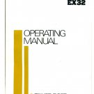 Silver Reed EX32 Typewriter Instruction Manual - User Manual - Complete User Guide