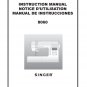 Singer 8060 Sewing Machine Instruction Manual - User Manual - Complete User Guide - English - French