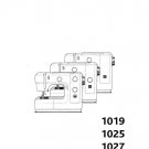 Singer 1019 - 1025 - 1027 Sewing Machine Instruction Manual - User Manual - Complete User Guide - En