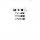 CONSEW CN2033R-CN2043R-CN2053R Sewing Machine Instruction Manual - User Manual - Complete User Guide