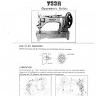 CONSEW 733R Sewing Machine Instruction Manual - User Manual - Complete User Guide - English