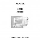 CONSEW 329R-329RB Sewing Machine Instruction Manual - User Manual - Complete User Guide - English