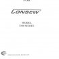 CONSEW 3300 Series Sewing Machine Instruction Manual - User Manual - Complete User Guide - English
