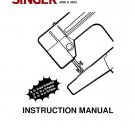 Singer 4830 - 4832  Sewing Machine Instruction Manual - User Manual - Complete User Guide - English