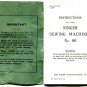 Singer No. 66 - 66K Sewing Machine Instruction Manual - User Manual - Complete User Guide - English