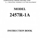 CONSEW 2457R-1A Sewing Machine Instruction Manual - User Manual - Complete User Guide - English