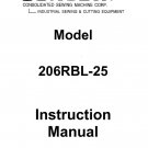 CONSEW 206RBL-25 Sewing Machine Instruction Manual - User Manual - Complete User Guide - English