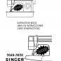 Singer 5040 - 5050 Sewing Machine Instruction Manual - User Manual - Complete User Guide - English -