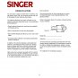 Singer 5-8-10-16-22 Pattern Sewing Machine Instruction Manual - User Manual - Complete User Guide - 