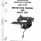 CONSEW 222 Sewing Machine Instruction Manual - User Manual - Complete User Guide - English