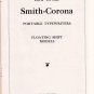 Smith Corona Floating Shift 1949 Typewriter Instruction Manual - User Manual - Complete User Guide