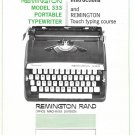 Remington 333 Typewriter Instruction Manual - User Manual - Complete User Guide