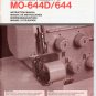 Juki MO644 644D Sewing Machine Instruction Manual - User Manual - Complete User Guide