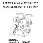 Janome 204D MyLock Sewing Machine Instruction Manual - User Manual - Complete User Guide