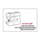 Singer 1512 Sewing Machine Instruction Manual - User Manual - Complete User Guide - English - French