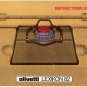 Olivetti Lexikon 82 Typewriter Instruction Manual - User Manual - Complete User Guide
