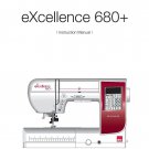 Elna eXcellence 680+ - 680plus -  80th Anniversary Edition Sewing Machine Instruction Manual - User 