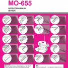 Juki MO655 Sewing Machine Instruction Manual - User Manual - Complete User Guide
