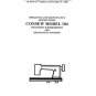 CONSEW 104 Sewing Machine Instruction Manual - User Manual - Complete User Guide - English