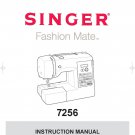 Singer 7256 Fashion Mate Sewing Machine Instruction Manual - User Manual - Complete User Guide - Eng