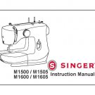 Singer M1500 M1505 M1600 M1605 Sewing Machine Instruction Manual - User Manual - Complete User Guide