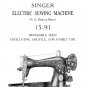 SINGER 15-91 Sewing Machine User Manual Instruction Manual User Guide English