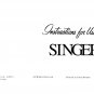 Singer 201k Sewing Machine Instruction Manual - User Manual - Complete User Guide - English