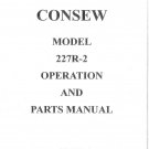 CONSEW 227R-2 Sewing Machine Instruction Manual - User Manual - Complete User Guide - English