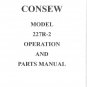 CONSEW 227R-2 Sewing Machine Instruction Manual - User Manual - Complete User Guide - English