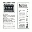 Royal Mercury Typewriter Instruction Manual - User Manual - Complete User Guide