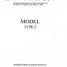 CONSEW 315R-2 Sewing Machine Instruction Manual - User Manual - Complete User Guide - English
