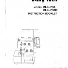 Baby Lock BL4-736 - BL4-736D Sewing Machine Instruction Manual - User Manual - Complete User Guide