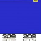 Ferrari 208 Gtb - 208 Gts - Owners Manual - Instructions - MULTI-LING