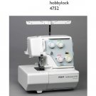 Pfaff hobbylock 4752 Sewing Machine Instruction Manual - User Manual - Complete User Guide - English